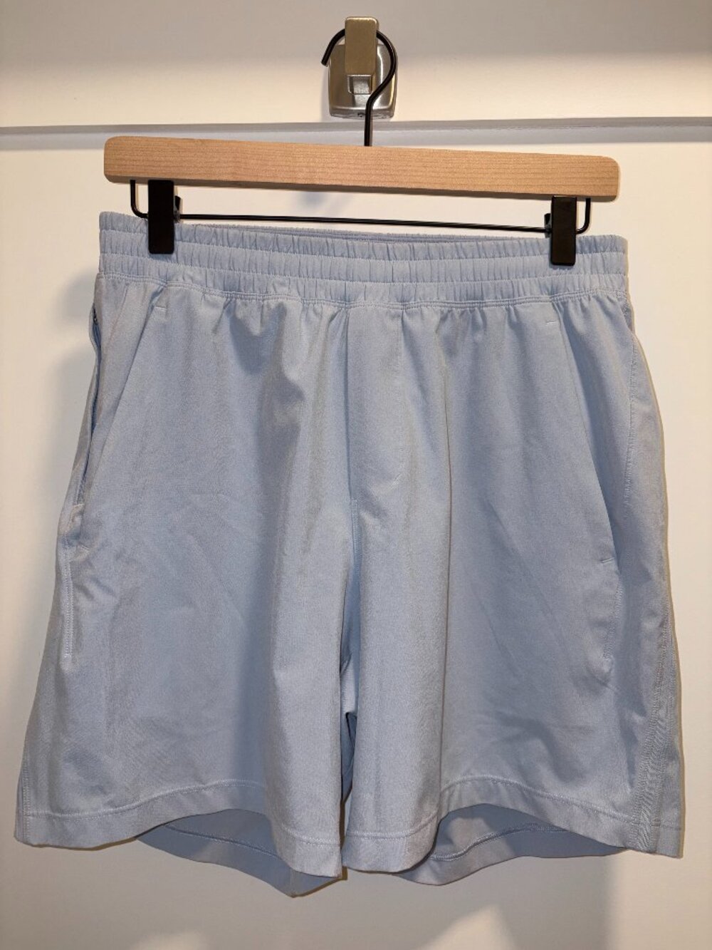 Lululemon Pace Breaker Linerless Shorts 7 inch Light Blue